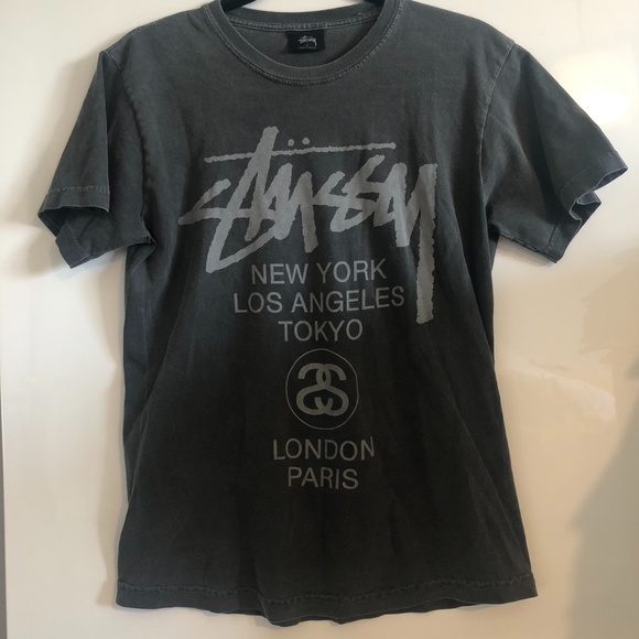 STUSSY Graphic Oversized T-shirt - Picture 1 of 4